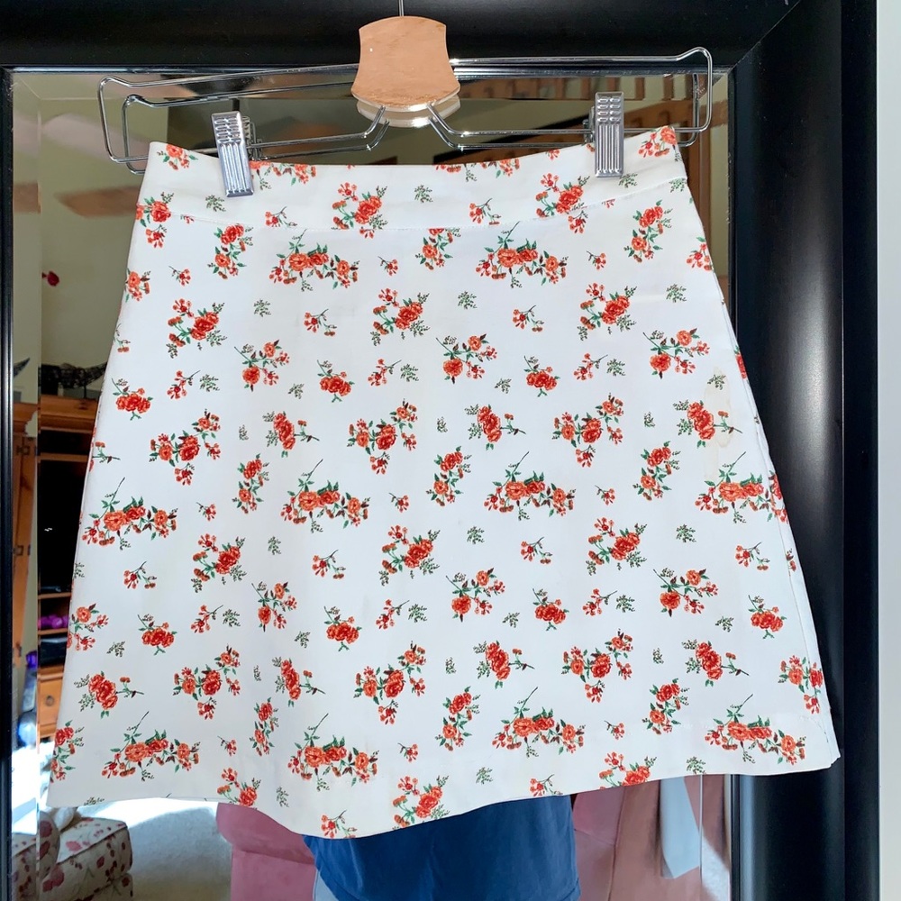 Floral 2 Piece Crop Top Set